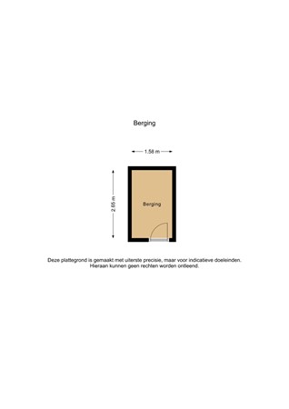 Floorplan - Staalstraat 32, 8301 XL Emmeloord